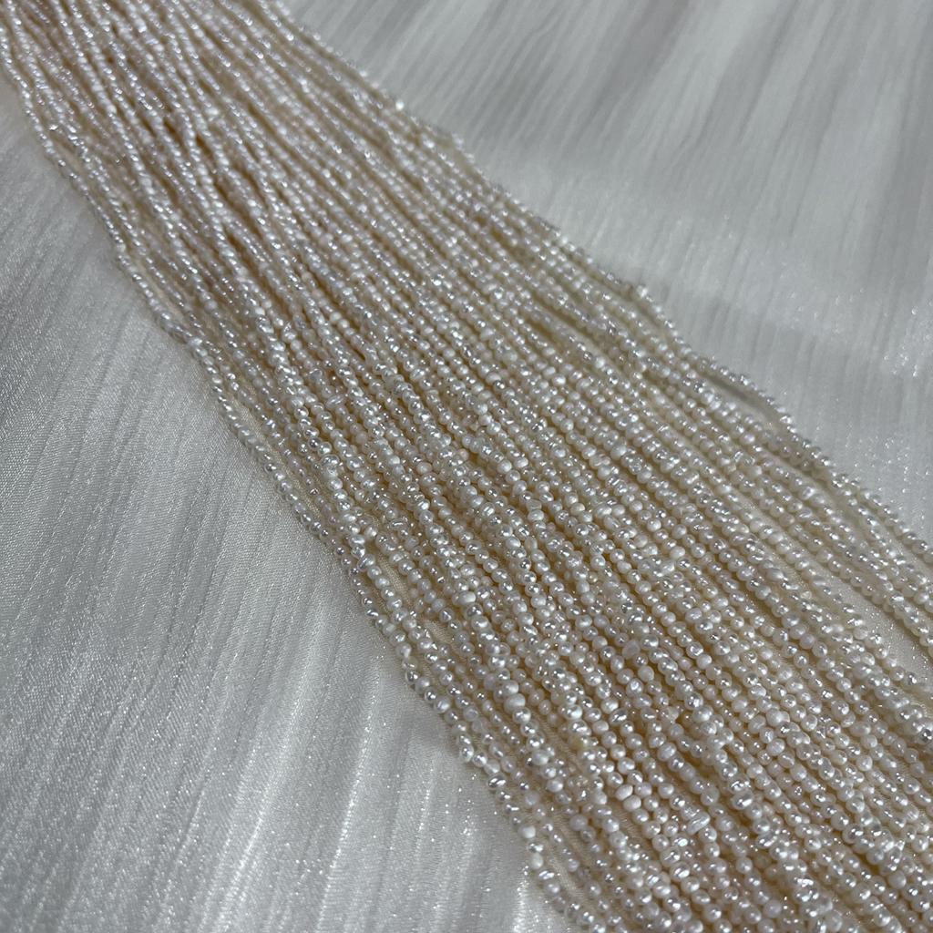1 нить, винтажные белые искусственные бусины из жемчуга, 0,18-0,2 см, для изготовления украшений своими руками, подарков на День святого Валентина, невесты, подружки невесты, женщин, свадебных поделок, 36 см