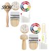Portable Sewing Tool for Holes Mini Weaving Machine Kit, 14-Hook Speedweve Style Darning Loom with DIY Knitwear Repair Device Mushroom/Darning