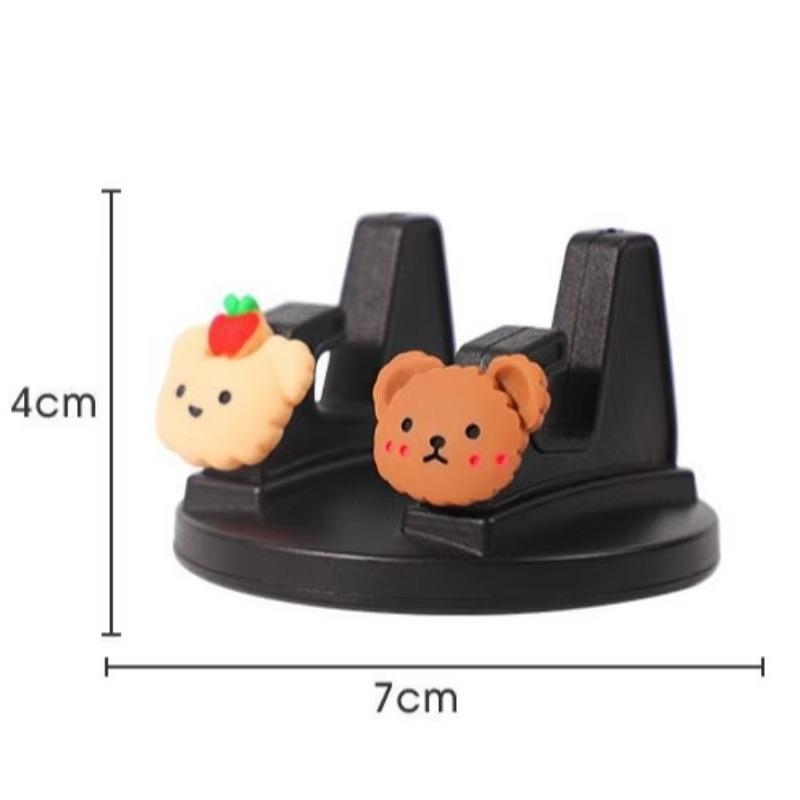 Универсальный автомобильный держатель для мобильного телефона Женский мультяшный медведь Аксессуары для рамки прибора центральной консоли автомобиля Интерьер