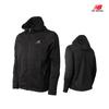 New Balance Тренировочная куртка Uni Brushed с капюшоном на молнии Nbmda47083 19 Черный