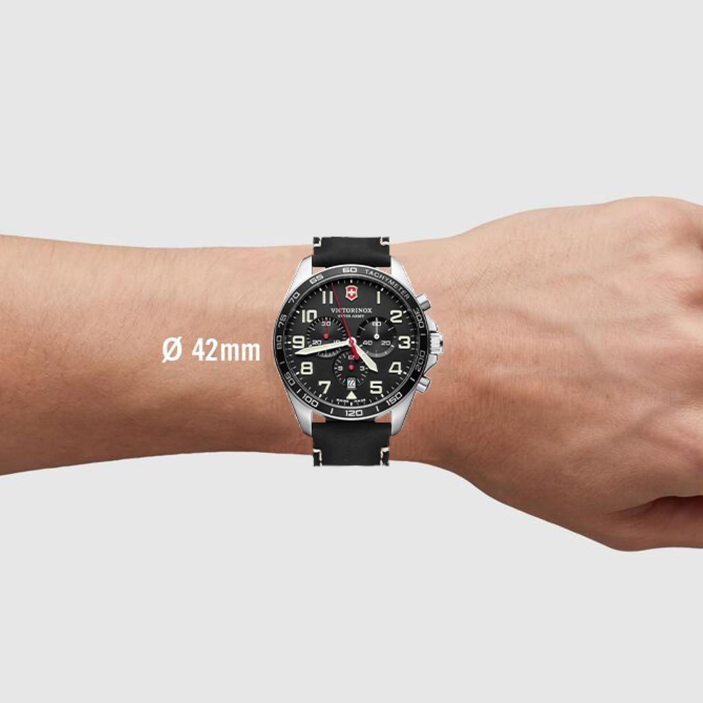 Victorinox FIELDFORCE CHRONO Черные Часы 241852 Гарантия [] 5 лет