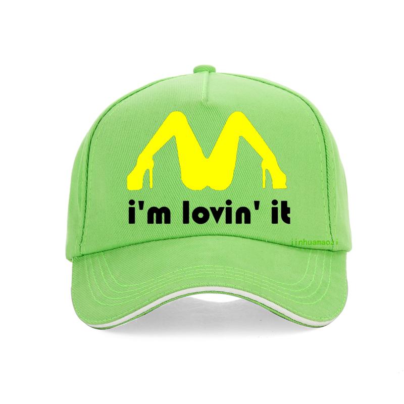 Men Tricolor I'm Loving It Inapropriate Offensive Sex Baseball Cap Funny Humor Joke Rude Summer Dad Hat Adjustable Snapback Hats