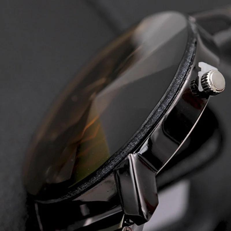 1 шт. модные новые женские мужские часы из нержавеющей стали ретро кварцевые аналоговые наручные часы