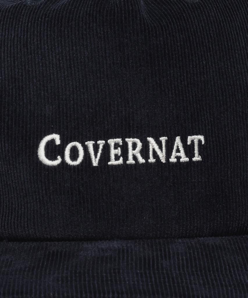 COVERNAT Оригинальная 5-панельная вельветовая кепка с логотипом, темно-синяя