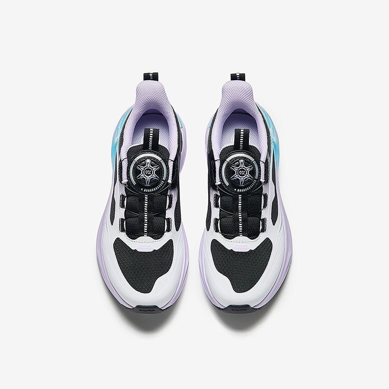 Anta Детские кроссовки из синтетической кожи PG7 Youth Edition Легкие Амортизирующие Низкие Кроссовки для Бега Мужские кроссовки Черные Белые Синие 322445531-3