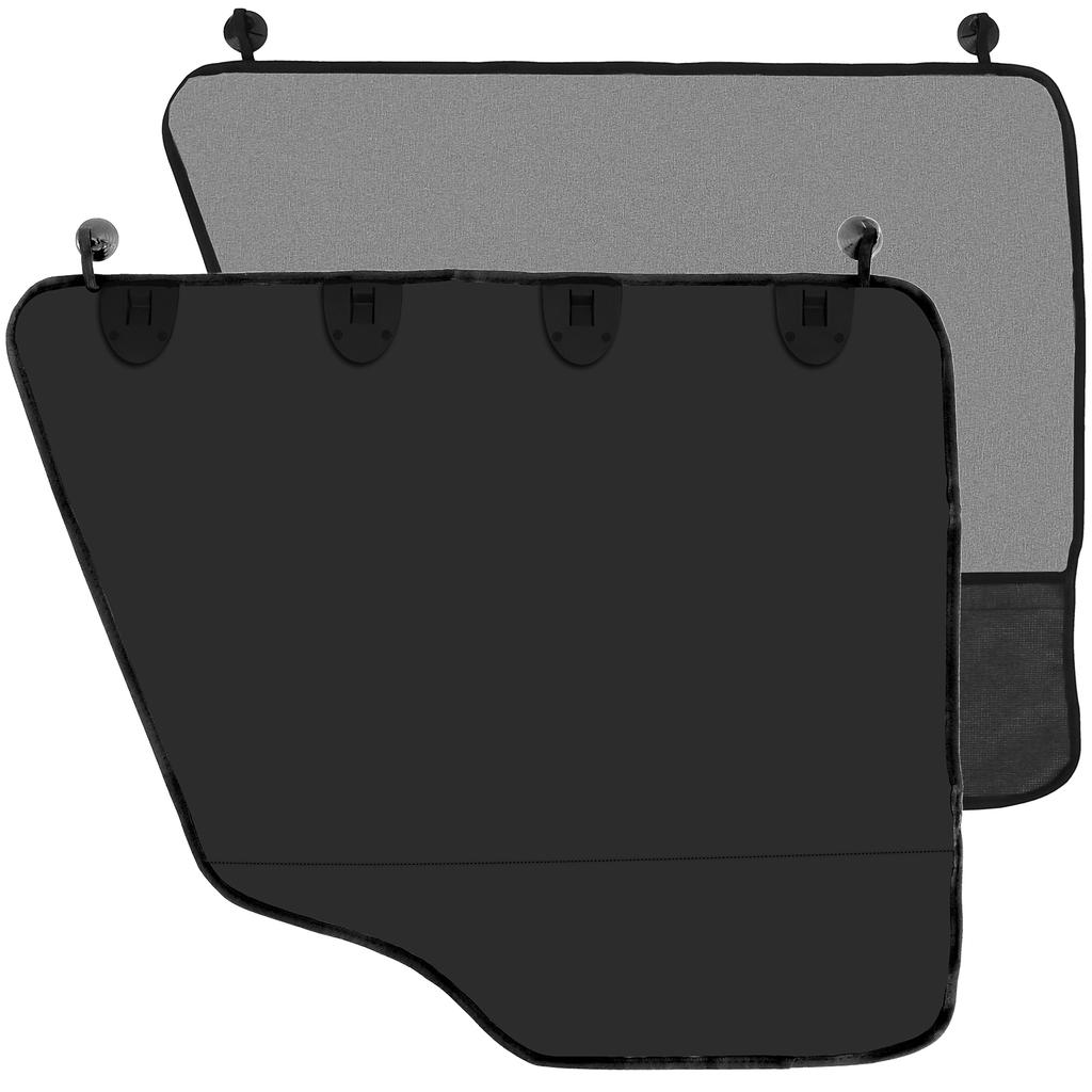 2PCS Dog Car Door Protector 600D Oxford Cloth Car Door Guard Scratchproof Washable Interior Car Door Cover with Pocket Machine