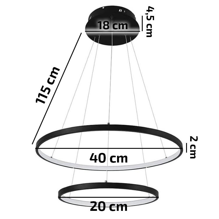 Chandelier ceiling lamp loft ring chandelier for kitchen decorative