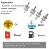 Fuel Non Return Check Valve 6/8/10/12mm Aluminium Alloy Petrol Diesel Water Fuel Line One Way for Peugeot Renault