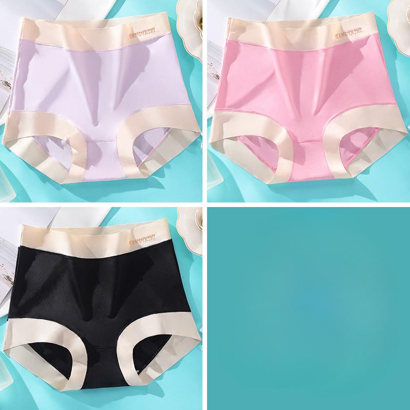 Женские бесшовные боксеры Ice Silk Plus Size