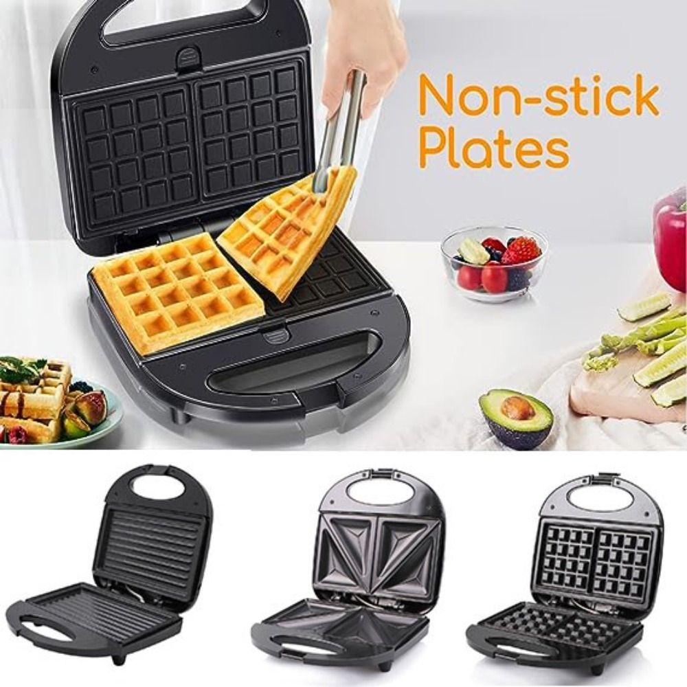 Прохладная сенсорная ручка для тостов, вафельница с американской вилкой, портативный тостер для сэндвичей, кухонная машина