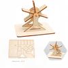 Creative Kids Technology Small Invention Wooden Water Wheel Toy Creative DIY Scientific Experiment Puzzle Homemade Physics Toys