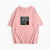 Hirsionsan Cute Picture Graphic  Printed T Shirt Women Summer Spring 100% Cotton Short Sleeve Loose Tee Female Oversized Girls Tees Tops