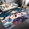 1pc Genshin Impact characters6 Entrance Mat, Non-Slip Mat Area Rug,Room Decor, Outdoor Decor, Kitchen Rug,Doormat - Machine Washable, Easy to Clean