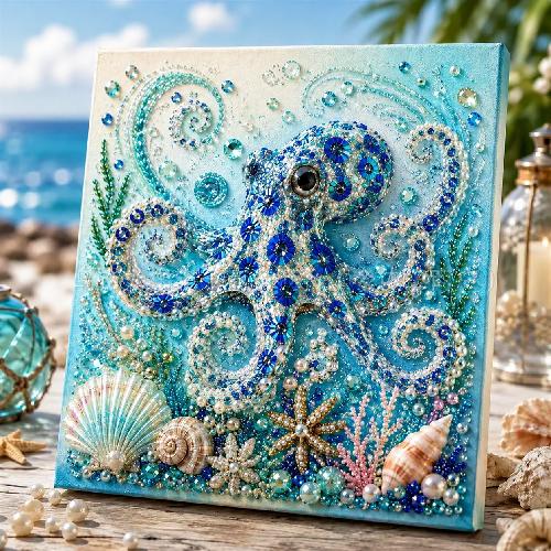 Хэллоуин DIY Алмазная живопись Самоклеящаяся Мультяшная Тыква Жемчужная живопись Ins Стиль Спальня Декоративная живопись
