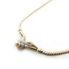 [N1891] - Golden Ivory 'Scarlett' Gold Plated Necklace