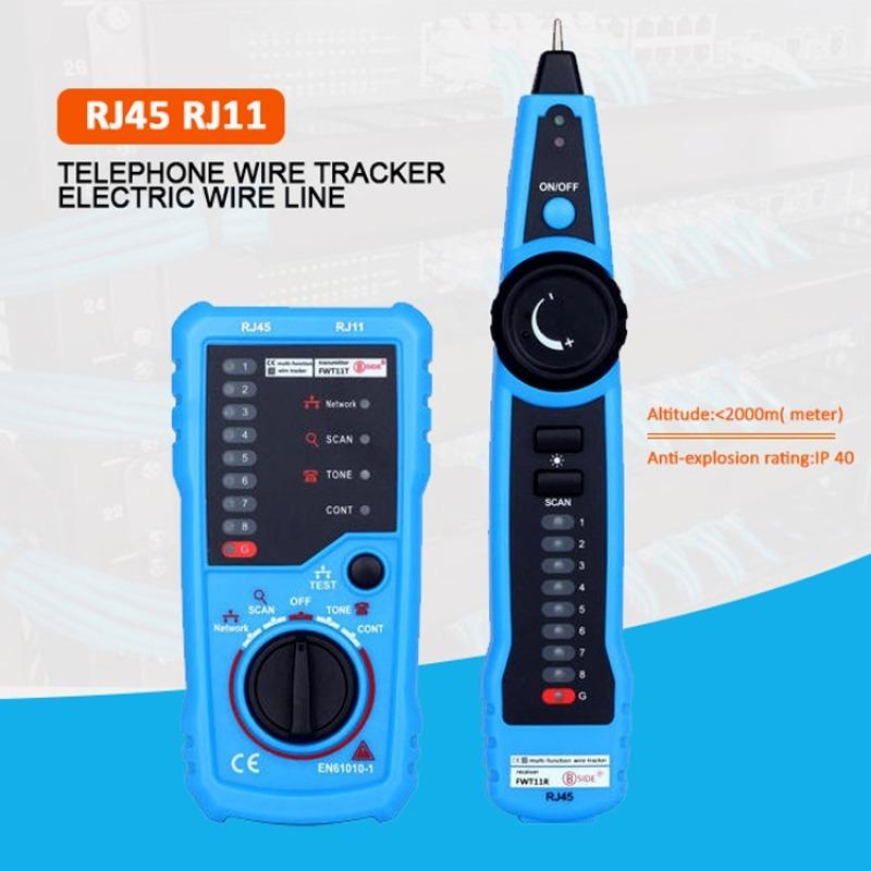 RJ11 and RJ45 Network Cable Tester, Ethernet Wire Finder, Cable Mapper, Continuity Test,Portable LAN Cable Tester,Phone Cable Finder Quick Positioning
