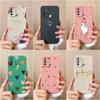 For OPPO F21S Pro Find X5 Lite Pro F5 F7 F17 F19S Case Phone Cover Fashion Love Heart Phone Bags Matte Soft Silicone Shockproof Shell For OPPO Bumper