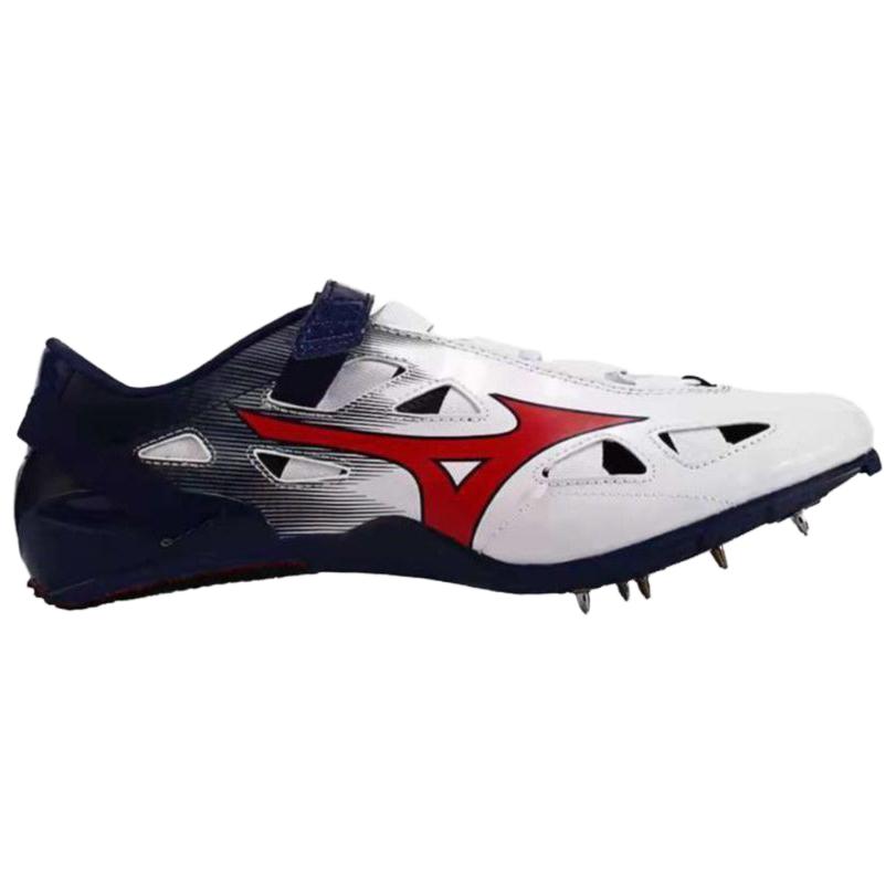 Mizuno Geo Sprint 4 Удобные Универсальные Амортизирующие Прочные Низкие Кроссовки для Бега Унисекс Красный Синий Белый U1GA201018