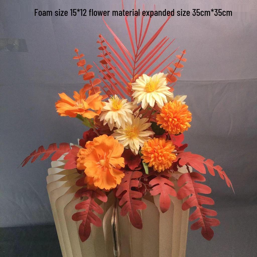 Большой набор для украшения свадебной дорожки и Т-сцены из шелковых цветов