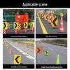 Fluorescent Traffic Safety Arrow Guide Sign