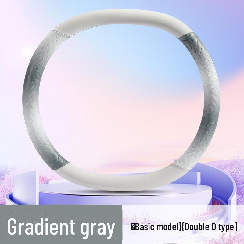 Чехол на руль автомобиля Puppy из кожи наппа 2024 года с градиентом в красочном дизайне