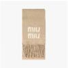 Miu Miu Mohair Scarf 5fs062 2cqd F0018