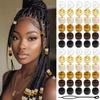 120Pcs Multi Style Dreadlock Hair Beads Headwear Imitation Wood Bead Accessories  Hair Jewelry