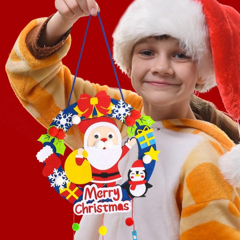 Снеговик, лось, Дед Мороз, Рождественский кулон, светящийся, рождественский кулон, дети, ручная работа, венок, украшение на рождественскую елку, подарки