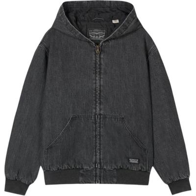 Levis American Vintage Потертая Повседневная Толстовка на Молнии с Капюшоном и Длинным Рукавом Мужские Куртки 005MY-0001