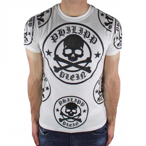 Philipp Plein Mens Multi Logo T-Shirt