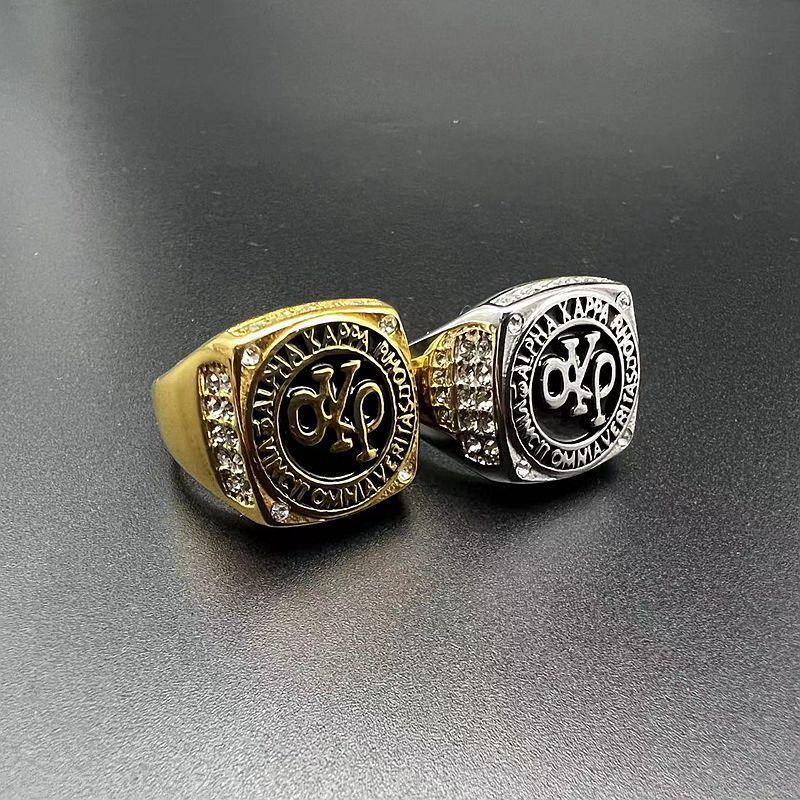 Мужские кольца из нержавеющей стали, позолоченные, вакуумные украшения со стразами для мужчин, аксессуары в стиле хип-хоп, мужские обручальные кольца на палец