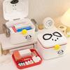 Large Capacity Cartoon Medicine Box Dust-proof Medicine Storage Box Durable Pill Container  Office