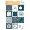 Advent Calendar Stickers - Artemio - Splendid Christmas - 5 X 5 Cm - 24 Pcs - Party Decoration
