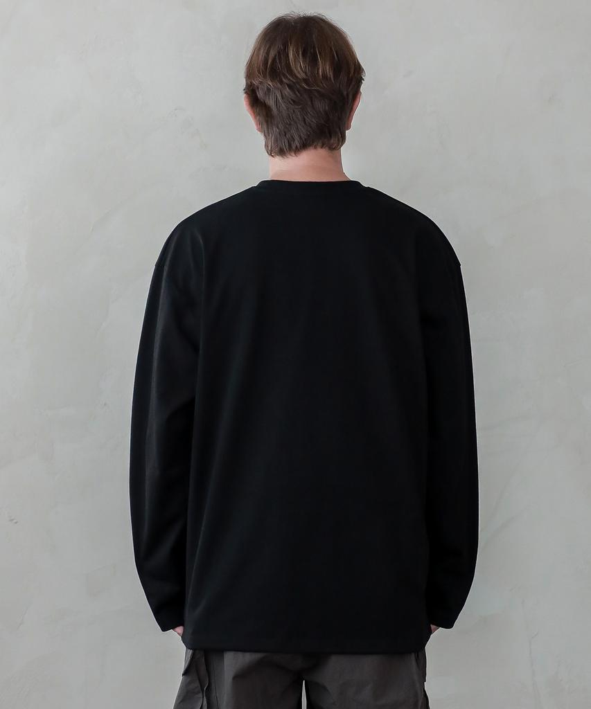 ESN Heavy Essential Round Long Sleeve Black
