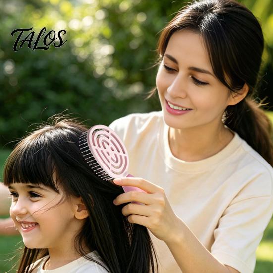 Lightweight Hair Comb Air Cushion Brush with Scalp Massage Bead, Vented Detangling Brush, Anti-Static Long Curly Styling for Women Men Portable