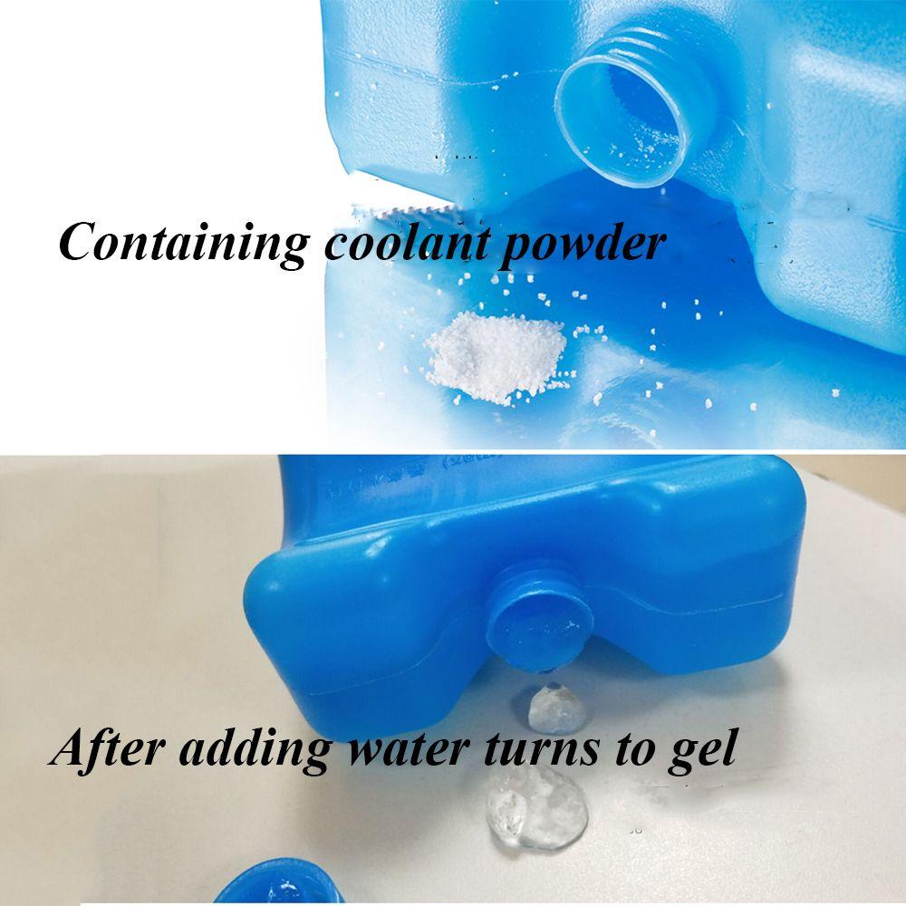 Picnic Travel Cool Therapy Fresh Food Storage Ice Blocks Gel Freezer Cooler Pack Water Injection MIT