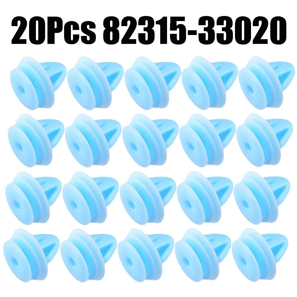 20/10 шт. Пластиковые зажимы для отделки дверной панели, фиксатор, синий цвет для Hyundai, Kia 8231533020, автомобильные аксессуары