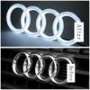 2026 1pcs  Front Grill emblem Light For hot A3 A4 A5 A6 A7 A8 S3 S4 S5 S6 S7 Q3 Q5 Q7 4D Sticker LED Lamp Car Front Logo Light