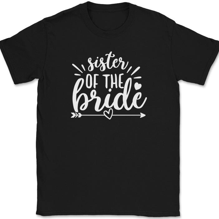 SIster of the Bride T-Shirt Wedding Party Groom Event Group Gift Tee