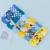6 Pairs of Random Set New Japanese Cartoon Pocket Monster Pattern Men's Boat Socks Comfortable and Casual Couple Short Socks