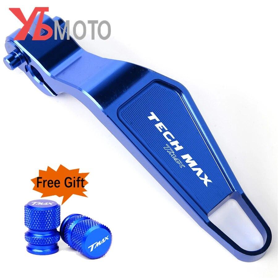 ЛОГОТИП Tech Max TMAX Мотоцикл Алюминиевый рычаг стояночного ручного тормоза для Yamaha TMAX 560 TMAX560 2022 2023