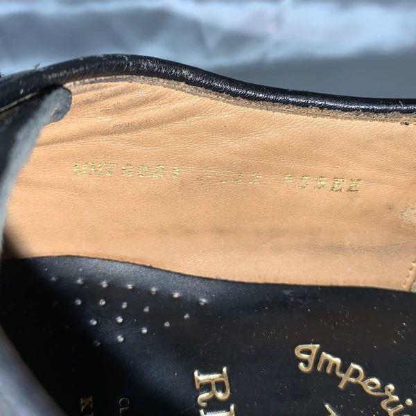 Regal Wingtip Leather Dress Shoes Black 25.5 EE(USED)