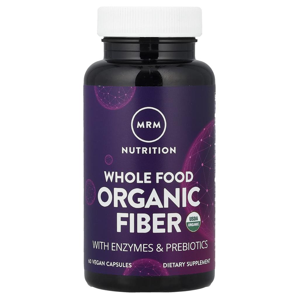MRM Nutrition, Whole Food Organic Fiber, 60 Veggie Capsules