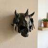 3D Printed Halloween Skull Wall Hook Dark Style Skull Head Wall Hanger  Entryway