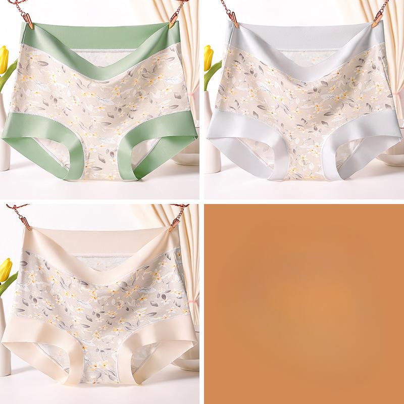 Plus Size Women's Mid Senior Mom Modal Boxer Briefs