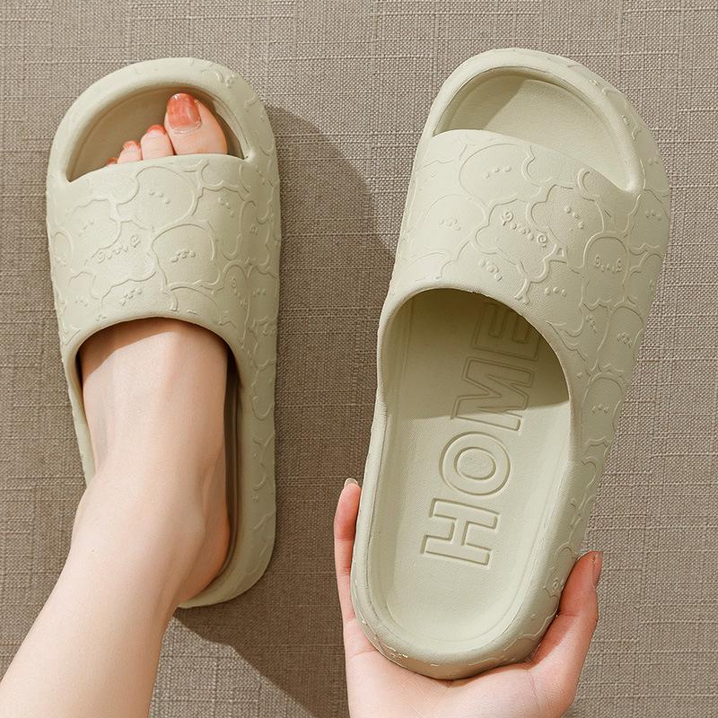 Cute EVA Non-Slip Indoor Slippers for Couples - Summer Sandals for Men & Women