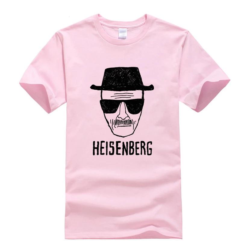 Unisex Fashion Casual Top Quality Short Sleeve Cotton Blend Loose Heisenberg Printedtshirt Casual Unisexs Tshirt Cool Summer Unisex Tops