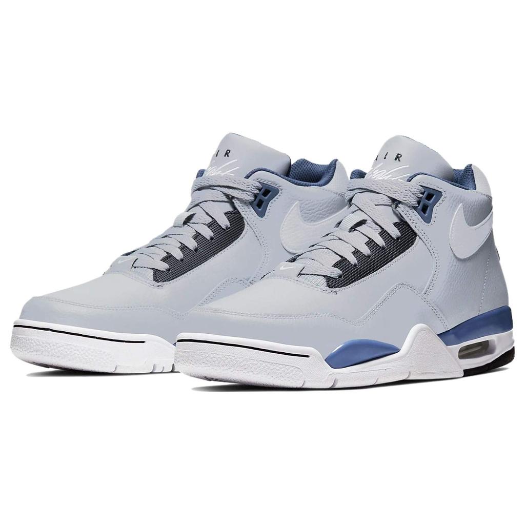 Nike Flight Legacy Wolf Grey Mystic Navy Мужские кроссовки белые BQ4212-001