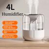 Новый 4L большой емкости увлажнитель USB двойной распылитель для дома общежития офиса спальни рабочего стола с небольшим ночником