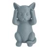 3D-печатная фигурка кошки котята слышать говорить видеть зло статуэтка миниатюрное украшение кошка подарок для любителя кошек для украшения стола полки шкафа